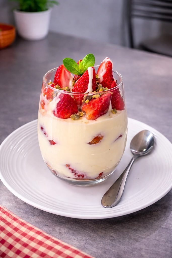 parfait fresa origen